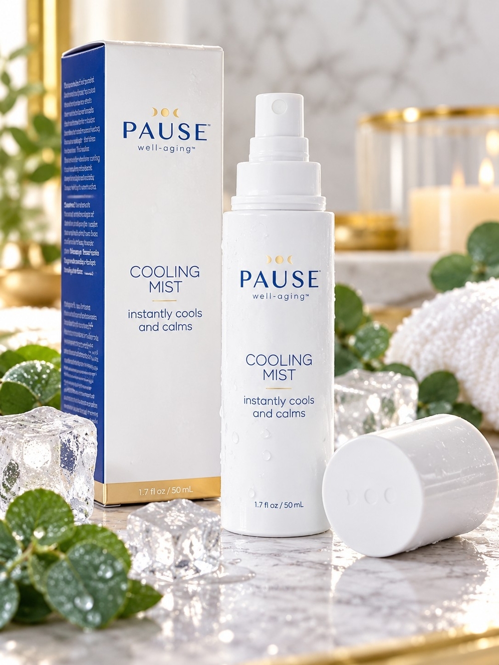PAUSE Well-Aging Hot Flash Cooling Mist 3.4 oz NIB